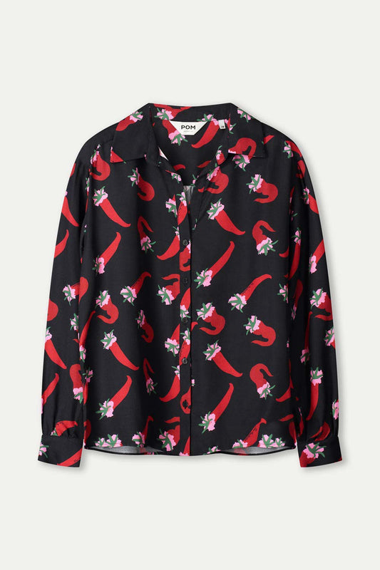POM Amsterdam Blouses BLOUSE - Violet Pepper Garden