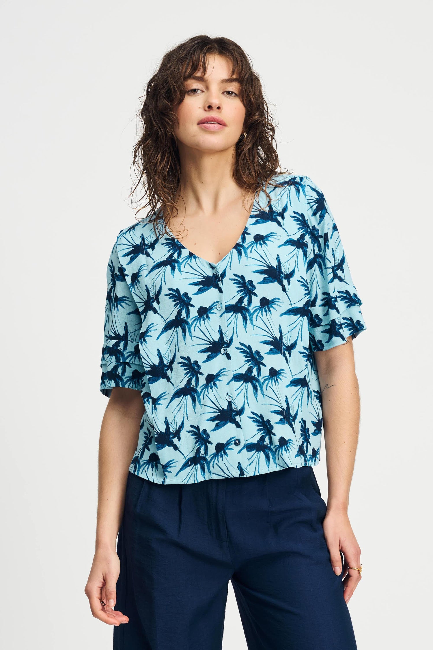 Blouses - korte mouwen
