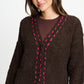 POM Amsterdam Cardigans CARDIGAN - Elise Chocolate Brown