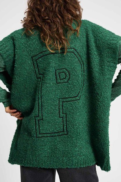 POM Amsterdam Cardigans Green / 34 VEST - Pine Green