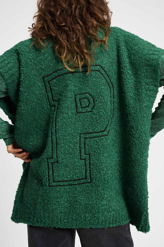 POM Amsterdam Cardigans Green / 34 VEST - Pine Green