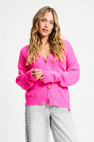 POM Amsterdam Cardigans Pink / 34 VEST - Dashing Pink
