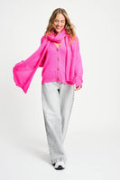 POM Amsterdam Cardigans VEST - Dashing Pink