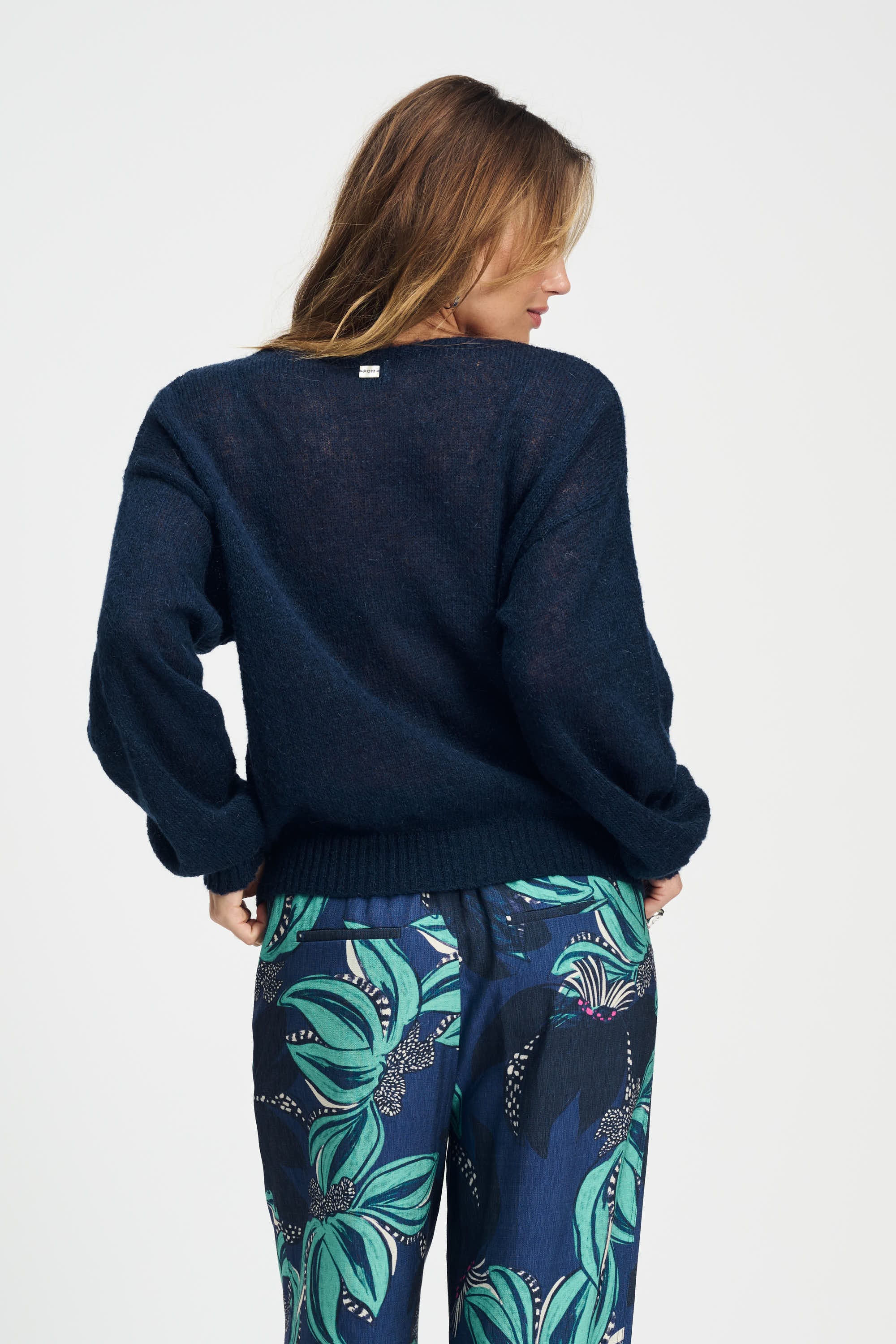 POM Amsterdam Cardigans VEST - Deep Dark Blue