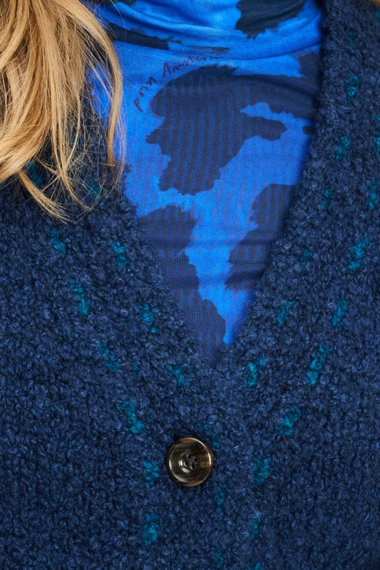 POM Amsterdam Cardigans VEST - Elise Eternal Blue