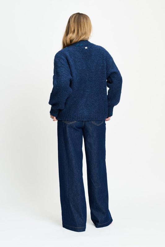 POM Amsterdam Cardigans VEST - Elise Eternal Blue