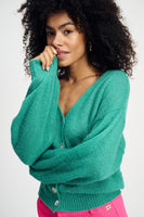 POM Amsterdam Cardigans VEST - Fresh Green