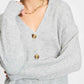 POM Amsterdam Cardigans VEST - Grey Melange
