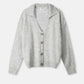 POM Amsterdam Cardigans VEST - Grey Melange