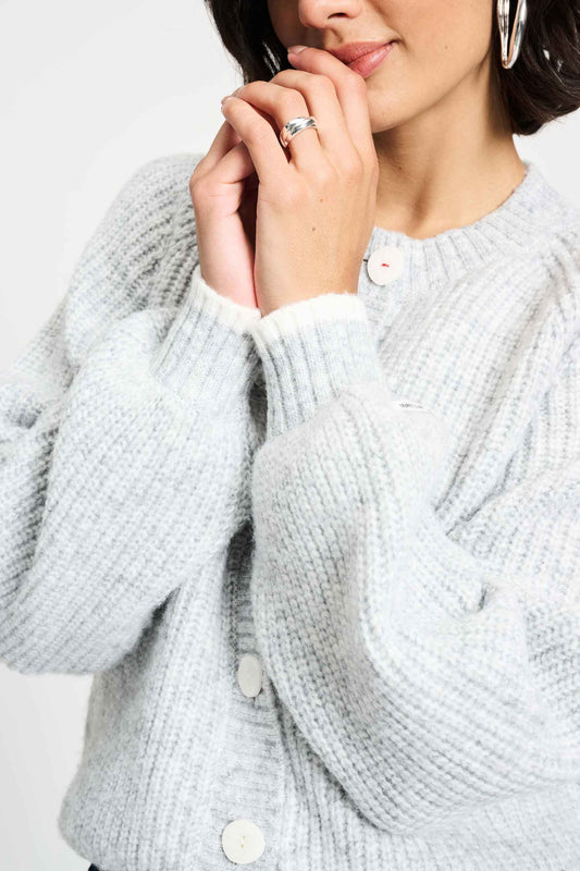 POM Amsterdam Cardigans VEST - Grigio