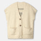 POM Amsterdam Cardigans VEST - Le Blanc