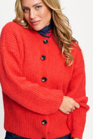 POM Amsterdam Cardigans VEST - Meryl Rouge
