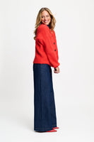 POM Amsterdam Cardigans VEST - Meryl Rouge