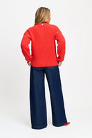 POM Amsterdam Cardigans VEST - Meryl Rouge