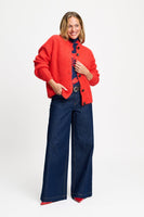 POM Amsterdam Cardigans VEST - Meryl Rouge