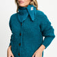 POM Amsterdam Cardigans VEST - Meryl Teal Green