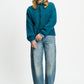 POM Amsterdam Cardigans VEST - Meryl Teal Green