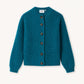 POM Amsterdam Cardigans VEST - Meryl Teal Green