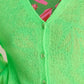 POM Amsterdam Cardigans VEST - Neon Green