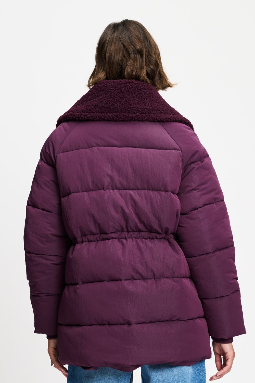 POM Amsterdam Coats JAS - Camille Dark Plum