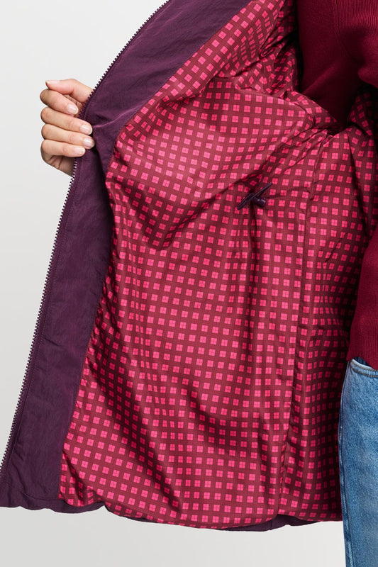 POM Amsterdam Coats JAS - Camille Dark Plum