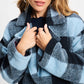 POM Amsterdam Coats JAS - Check Dawn Blue