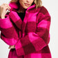 POM Amsterdam Coats JAS - Check Plum Pink