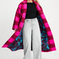 POM Amsterdam Coats JAS - Check Plum Pink