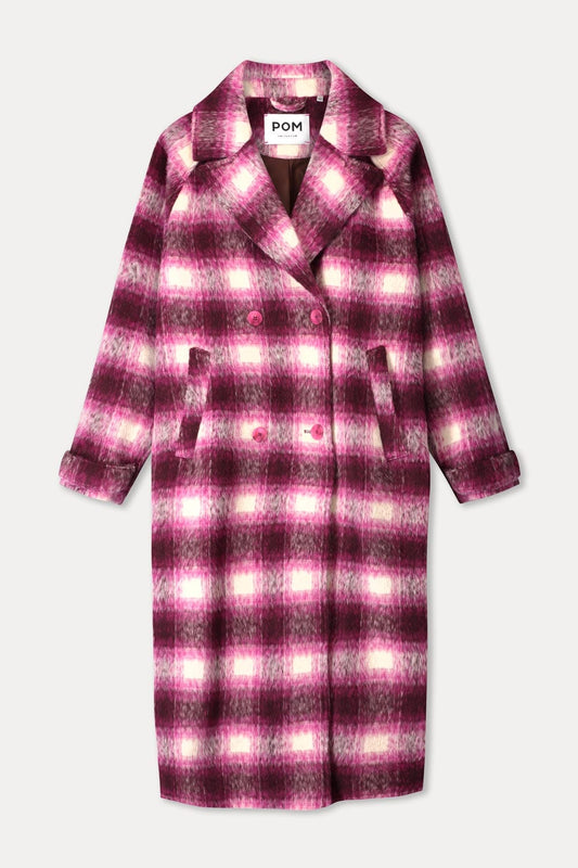 POM Amsterdam Coats JAS - Chris Pink Check