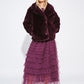 POM Amsterdam Coats JAS - Cleo Dark Plum