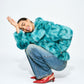 POM Amsterdam Coats JAS - Cleo Teal Green Animal