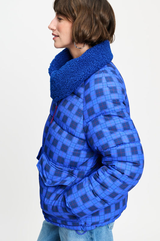 POM Amsterdam Coats JAS - Coco Blue Check