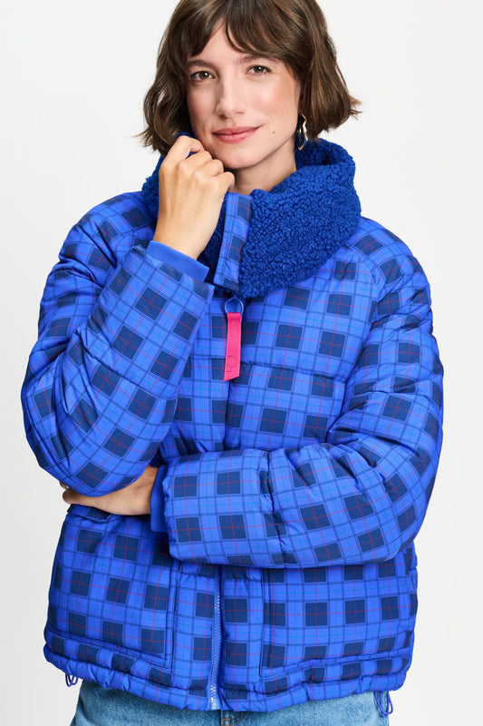 POM Amsterdam Coats JAS - Coco Blue Check