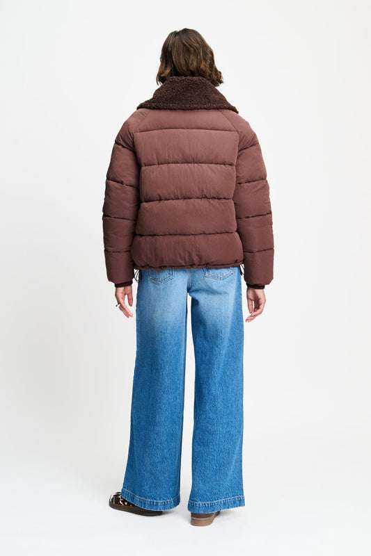 POM Amsterdam Coats JAS - Coco Chocolate Brown