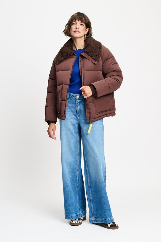 POM Amsterdam Coats JAS - Coco Chocolate Brown