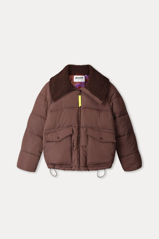 POM Amsterdam Coats JAS - Coco Chocolate Brown