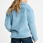 POM Amsterdam Coats JAS - Fur Misty Blue