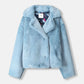 POM Amsterdam Coats JAS - Fur Misty Blue