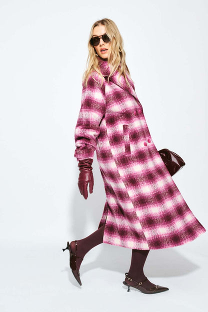 POM Amsterdam Coats Pink / 34 JAS - Chris Pink Check