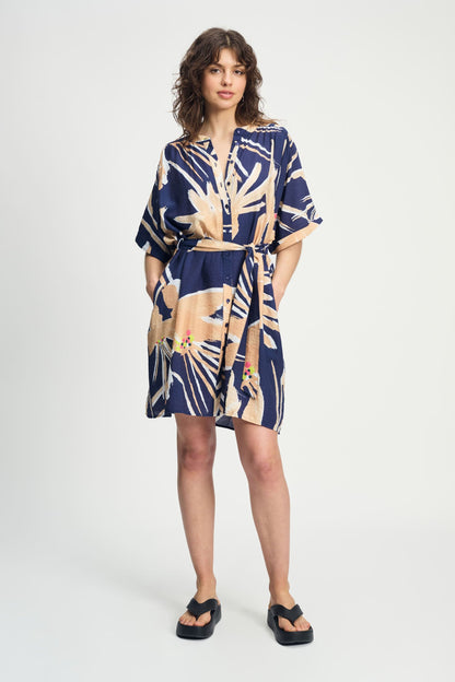 POM Amsterdam Dresses Beige / 34 JURK - Artisan Sand