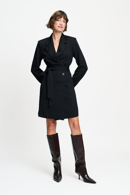 POM Amsterdam Dresses Black / 34 DRESS - Dani Black