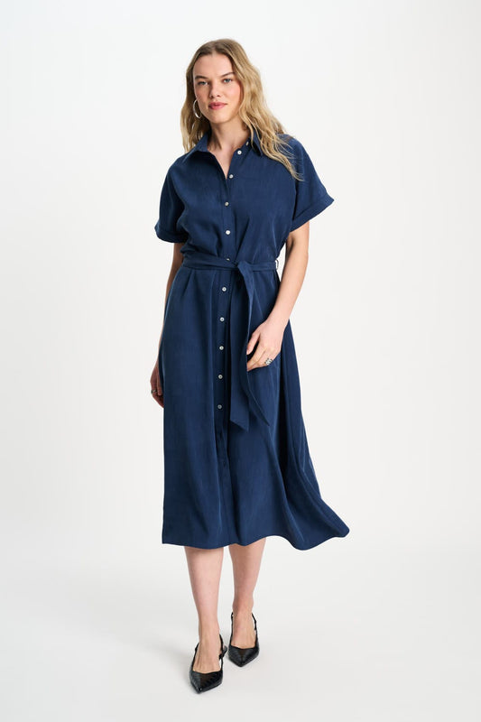 POM Amsterdam Dresses Blue / 34 JURK - Luna Eternal Blue