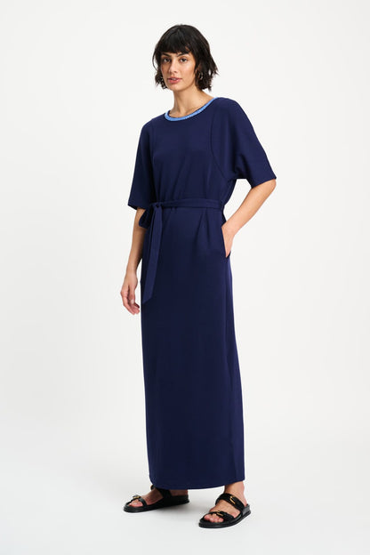 POM Amsterdam Dresses Blue / 34 JURK - Macy Night Blue