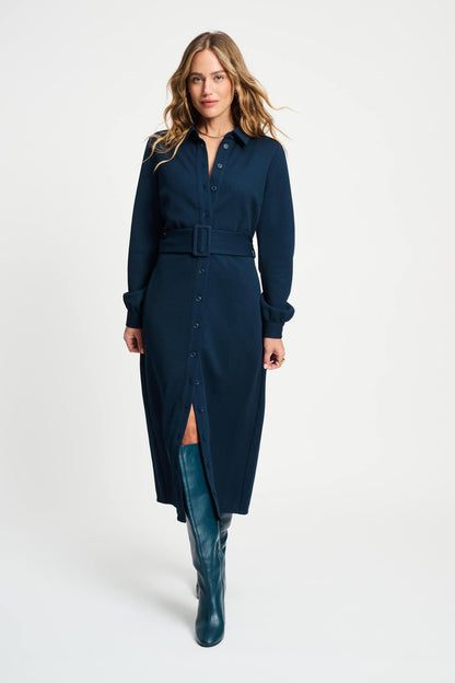 POM Amsterdam Dresses Blue / 34 JURK - Nightfall Blue