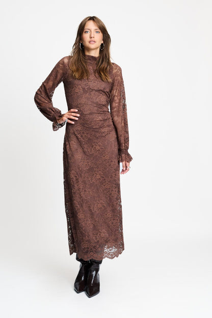 POM Amsterdam Dresses Brown / 34 JURK - Anna Chocolate Brown