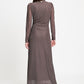 POM Amsterdam Dresses DRESS - Amber Check Brown