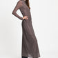 POM Amsterdam Dresses DRESS - Amber Check Brown