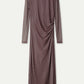 POM Amsterdam Dresses DRESS - Amber Check Brown