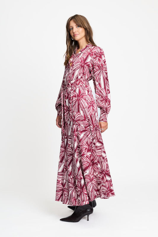 POM Amsterdam Dresses DRESS - Cato Ribbon Red