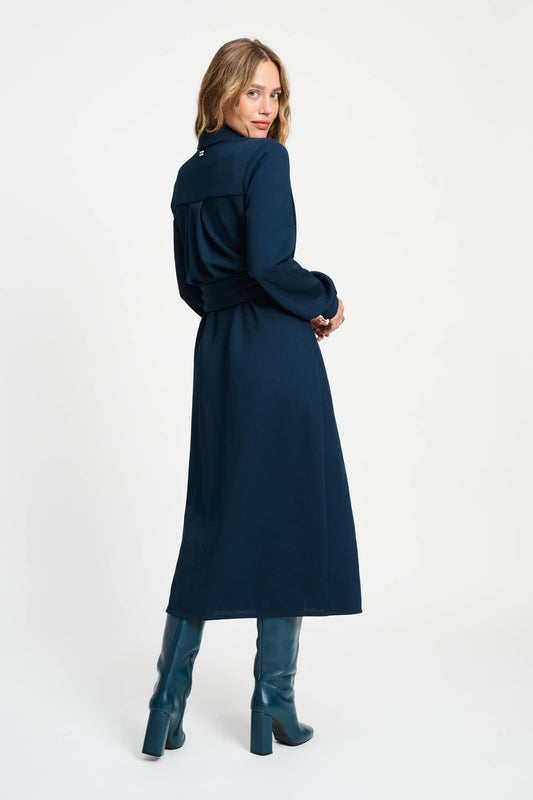 POM Amsterdam Dresses DRESS - Demi Eternal Blue